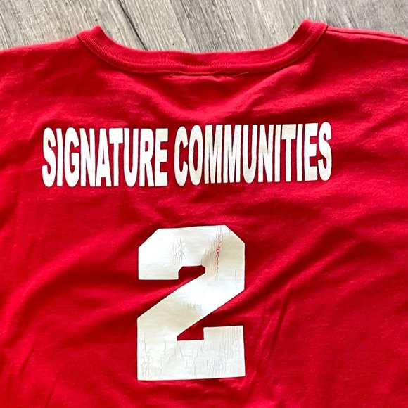 Vintage 1990s Cleveland Indians Chief Wahoo Print Red Amateur Baseball T-Shirt - Picture 10 of 15